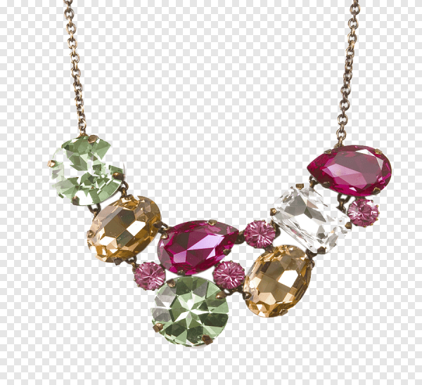 Floral Ruby Choker